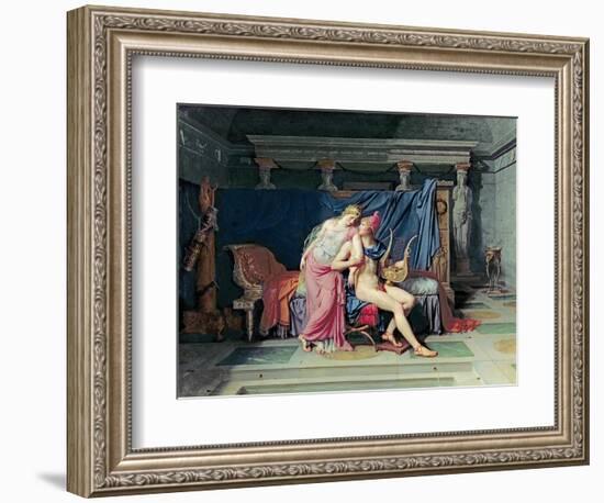 Paris and Helen-Jacques-Louis David-Framed Giclee Print