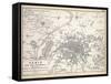 Paris and it's Environs, to Illustrate the Battle of Paris, 30th March, 1814, Published C.1830s-Alexander Keith Johnston-Framed Stretched Canvas