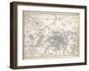Paris and it's Environs, to Illustrate the Battle of Paris, 30th March, 1814, Published C.1830s-Alexander Keith Johnston-Framed Giclee Print