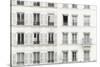 Paris Apartement Building II-Cora Niele-Stretched Canvas