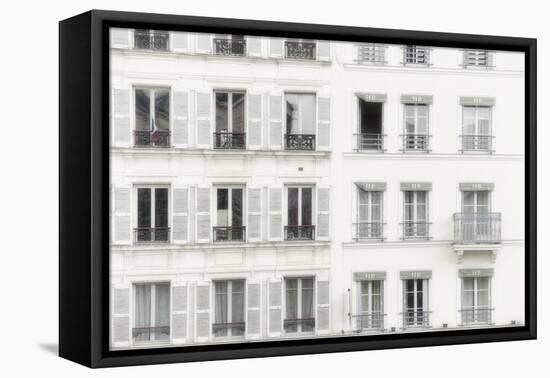 Paris Apartement Building II-Cora Niele-Framed Stretched Canvas