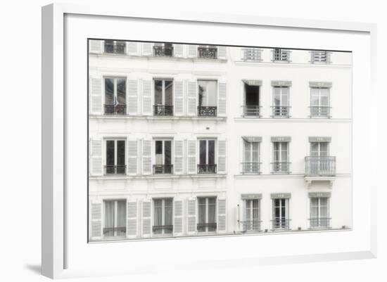 Paris Apartement Building II-Cora Niele-Framed Giclee Print