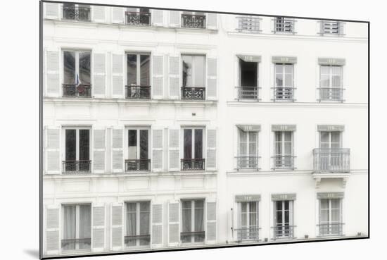 Paris Apartement Building II-Cora Niele-Mounted Giclee Print