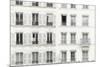 Paris Apartement Building II-Cora Niele-Mounted Giclee Print