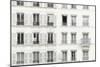 Paris Apartement Building II-Cora Niele-Mounted Giclee Print