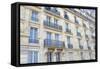 Paris Apartement Building III-Cora Niele-Framed Stretched Canvas