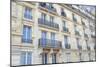 Paris Apartement Building III-Cora Niele-Mounted Giclee Print