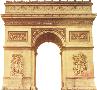 'Paris Arc de Triomphe Lifesize Cardboard Cutout' Cardboard Cutouts ...