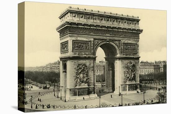 Paris Arc de Triomphe-null-Stretched Canvas
