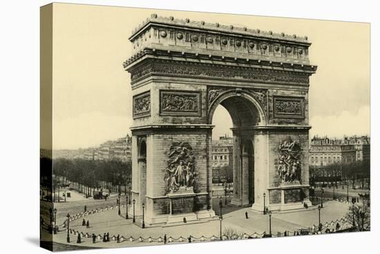 Paris Arc de Triomphe-null-Stretched Canvas