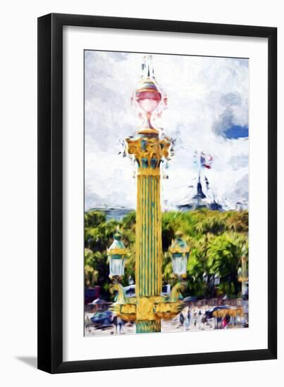 Paris Architecture II - In the Style of Oil Painting-Philippe Hugonnard-Framed Giclee Print