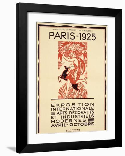 Paris Art Exposition, c.1925-Robert Bonfils-Framed Giclee Print