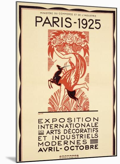 Paris Art Exposition, c.1925-Robert Bonfils-Mounted Giclee Print