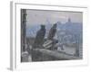 Paris as seen from the towers of Notre Dame, c. 1900-null-Framed Giclee Print