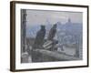 Paris as seen from the towers of Notre Dame, c. 1900-null-Framed Giclee Print