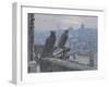 Paris as seen from the towers of Notre Dame, c. 1900-null-Framed Giclee Print