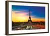 Paris at Dawn II-null-Framed Art Print