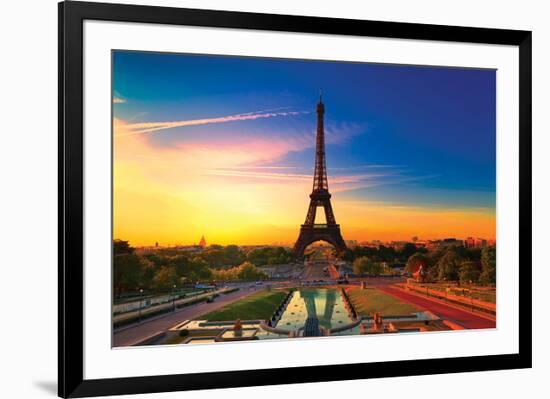 Paris at Dawn II-null-Framed Art Print