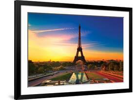 Paris at Dawn II-null-Framed Art Print