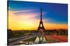 Paris at Dawn II-null-Stretched Canvas