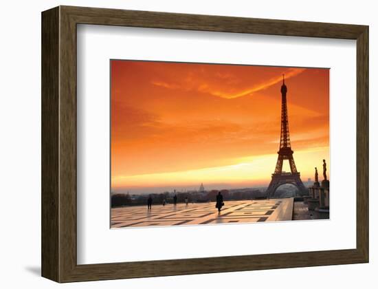 Paris at Dawn-null-Framed Art Print