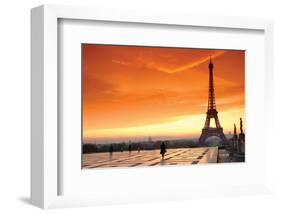 Paris at Dawn-null-Framed Art Print