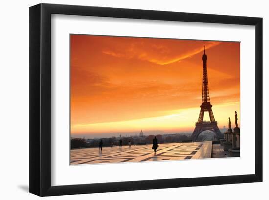 Paris at Dawn-null-Framed Art Print