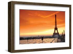 Paris at Dawn-null-Framed Art Print