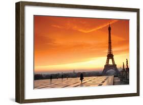 Paris at Dawn-null-Framed Art Print