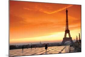 Paris at Dawn-null-Mounted Art Print