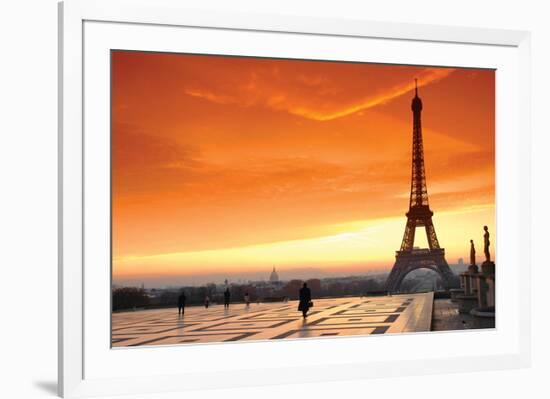 Paris at Dawn-null-Framed Art Print