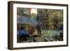 Paris at Dusk, France-Nicolas Hugo-Framed Giclee Print