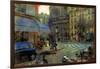 Paris at Dusk, France-Nicolas Hugo-Framed Giclee Print