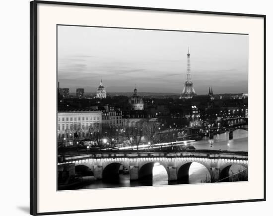 Paris at Night-Arnaud Chicurel-Framed Art Print