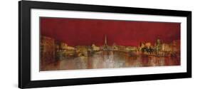 Paris At Night-Kemp-Framed Giclee Print