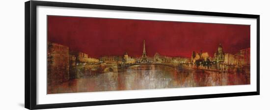 Paris At Night-Kemp-Framed Giclee Print