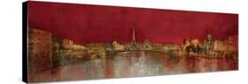 Paris at Night-Kemp-Stretched Canvas