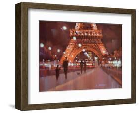 Paris at Night-Alex Hook Krioutchkov-Framed Art Print