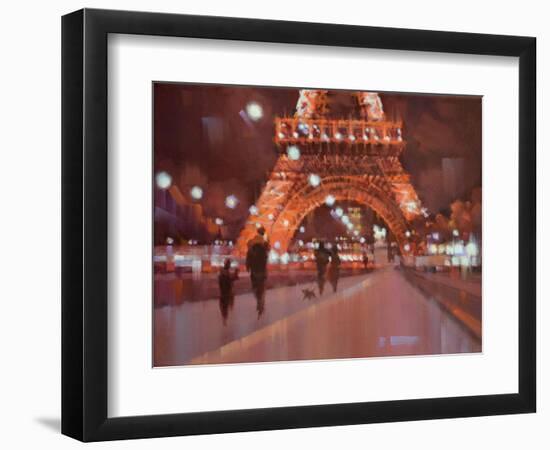 Paris at Night-Alex Hook Krioutchkov-Framed Art Print