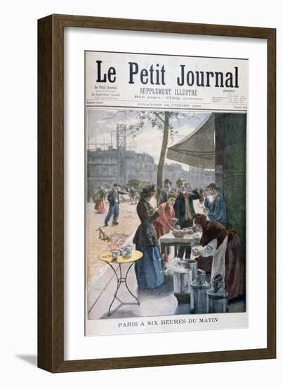Paris at Six O'Clock in the Morning, 1895-null-Framed Giclee Print