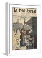 Paris at Six O"Clock in the Morning, from "Le Petit Journal", 14th July 1895-null-Framed Giclee Print
