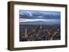 Paris at sunset from the Montparnasse Tower, the best viewpoint in Paris, Paris, France, Europe-Paul Porter-Framed Photographic Print