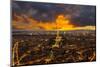 Paris at sunset-Marco Carmassi-Mounted Photographic Print