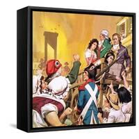 Paris at the Time of the French Revolution-Mcbride-Framed Stretched Canvas
