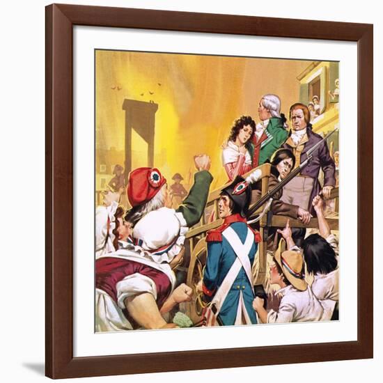 Paris at the Time of the French Revolution-Mcbride-Framed Giclee Print