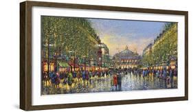 Paris Avenue de l'Opera - Detail-Guy Dessapt-Framed Giclee Print