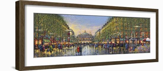 Paris Avenue de l'Opera-Guy Dessapt-Framed Giclee Print