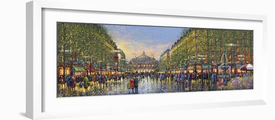 Paris Avenue de l'Opera-Guy Dessapt-Framed Giclee Print