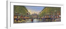 Paris Avenue de l'Opera-Guy Dessapt-Framed Giclee Print