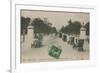 Paris - Avenue des Champs-Elysees. Postcard Sent in 1913-French Photographer-Framed Giclee Print